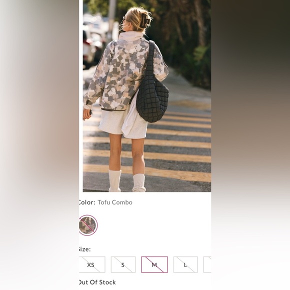 Free People Scrap Repurposed Pippa Packable Puffer Size Medium NWT - Picture 3 of 17